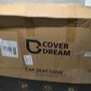 coverdream Sienna Seat Covers Custom Fit for 2021-2026 Toyota Sienna LE/XLE (8-Passenger),2nd Row Bench w/Removable Middle Seat,Waterproof Leather Car Seat Protector (Full Set,Black)