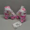 Adjustable Kids Roller Skates for Girls and Boys Ages, All 8 Wheels of Girl's Skates Shine, Safe and Fun Illuminating for Outdoor Indoor Sports (Dark Pink, Small-Little Kid (10C-13C))