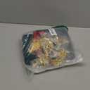 16 Pcs Christmas Napkin Rings Cloth Set, Include 8 Pieces Gold Napkin Rings with 8 Pieces Solid Color Dinner Napkins for Party Decoration, Dinning Table, Holiday, Wedding, Tabletop Dcor