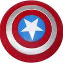 12.6 inch Captain Shield Children's Costume Props Halloween Cosplay Children's Party Birthday Gift