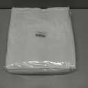 Hokibero Short Curtains for Windows Black Out Curtains 63 Inch Long for Bedroom Thermal Insulated Room Darkening Curtain Energy Efficient 100% Blackout Linen Curtain for Nursery White 52x63