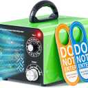 Ozone Generator 90,000mg, 3-Level Ozone Adjustment and Triple-Layer Ozone Output BoardOzone Machine for Areas Up to 5,500 sq. ft,Ozone Odor Eliminator for Home, Cars, Rooms, Smoke, and Pet (Green)