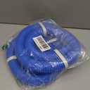 1.25 Inch Pool Pump Replacement Hose, 41 Above Ground Pool Filter Hose with Clamps, Compatible with 607 & 637 Filter Pumps, 32mm Pool Hose Set (2 Pack Blue)