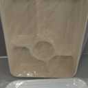 40 oz 5 Compartments disposable Sugarcane Fiber plates with Lids Bagasse Plant Fibers Freezer Safe 25 Pack