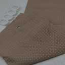 Dynamene Beige Fabric Shower Curtain - Waffle Textured Heavy Duty Cloth Shower Curtains for Bathroom, 256GSM Hotel Spa Luxury Weighted Bath Curtain Set with 12 Plastic Hooks,72x72, Beige/Khaki