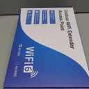 Outdoor WiFi Extender AX1800, Outdoor High Power Long Range WiFi Booster with 6 Antennas, Dual Band Outdoor Access Point Gigabit Port, WiFi Extenders Booster for Backyard, Garage, Farm, Pool (Ivory)