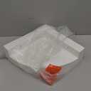 Alsonerbay White Corner Shelf Wall Mount, Set of 3 Floating Shelves for Storage and Display, Rustic Wood Shelves for Bedroom, Living Room, Bathroom, Entryway, Garage