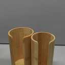 Mason Jar Lid Organizer (2pcs), Mason Jar Lid Storage Made of Bamboo, Suitable for Mason/Canning/Bamboo Lids(WIDE/REGULAR), Fit Perfectly, Stackable Steady