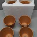 Orceler 4 Inch Terracotta Pots with Saucer - 6 Pack Small Clay Plant Pots with Drainage Holes, Flower Pots with Tray, Terra Cotta Pots for Indoor Outdoor Plants, Crafts, Wedding Favor