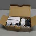 10 Pack Standard Duplex Electrical Receptacle Outlet, Tamper Resistant Wall Outlet, 20A 125V, 2 Pole 3 Wire, UL Listed, White