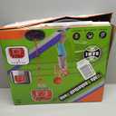 2 in 1 Adjustable Kids Basketball Hoop and Punching Bag with Stand for Kids, Toys Gifts for Boys Age 3 4 5 6 7 8 9 10+, Toddler Basketball Hoop and Boxing Bag Set Toy for Outdoor Indoor Sports Games