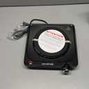 Vayepro 1500W Hot Plate, Portable Electric Stove, Single Electirc Cooktop, Portable Burner for Cooking, Cooktop for Dorm Office Home Camp, UL Listed, Compatible with All Cookware (HP102-D16)