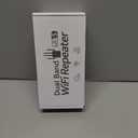 12880 Sq.Ft Range WiFi Extender Signal Booster Dual Band 5GHz/2.4GHz, 105-Device Compatibility, Simple Installation, WiFi Extender