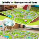 Xuzrdaa Kids Rug, 6X9.8ft Car Rug Play Mat, Road Rug