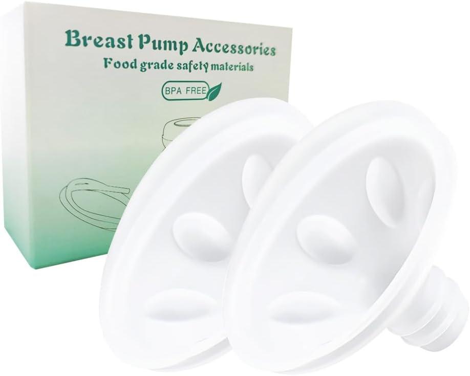 19mm Breast Pump Flange Insert Silicone Massage Pad Compatible with Spectra S1 S2 Breast Pump 24mm Shields, Reduce Nipple Tunnel Down to Correct Size Pump Parts