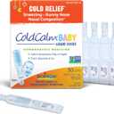 Boiron ColdCalm Baby Single-Use Drops for Relief from Cold Symptoms of Sneezing, Runny Nose, and Nasal Congestion - Sterile and Non-Drowsy Liquid Doses - 30 Count, Best Before: 01/2028