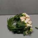 Hotop 40 Pcs Rose Artificial Flowers Bulk with Long Stem,Realistic Silk Fake Roses Bouquet for Home Wedding Centerpieces Party Table Decoration Valentines Gifts(Cream)