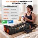 Professional Sequential Air Compression Boots for Athletes, Small
Cordless, Fast Recovery & Circulation, 5 Air Chamber, 6 Smart Mode, 13 Custom Zone, 8 intensity, 3500 mAh, 2 Level Foot Heat