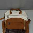 LOVEVOOK Laptop Backpack for Women, 17 Inch Work Business Backpacks Purse With Large Capacity, Waterproof Nurse Bag College Bookbag for School, Waterproof Casual Daypack for Travel, Beige Brown