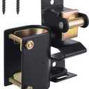 Heavy Duty One Way Farm Gate Latch - Lockable Fence Gate Latch for Metal Tube Gates, Livestock Cattle, Horse Corrals, Ranches, Pastures, Pet Cages & Fences, 1 Pack