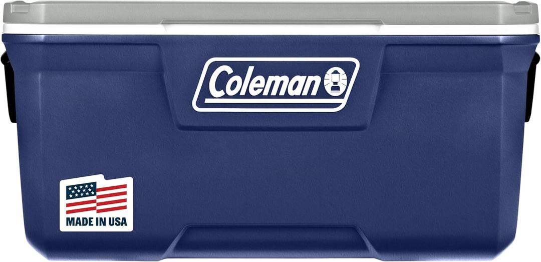 Coleman Classic Series Insulated Portable Cooler, Leak-Resistant Outdoor Hard Cooler Keeps Ice up to 5 Days, 52/70/120/150 Quart, 120qt