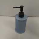 Ceramic Soap Dispenser - Blue Liquid Hand Soap Dispenser Bathroom, Modern Refillable Dish Wash Soap Bottle for Kitchen, ANTIS'S HOME