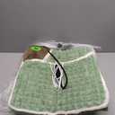 GOLOPET Cat Heating Pad 28x18 in Pet Heating Pads for Cats，Waterproof Smart Thermostat Switch, Adjustable Heated Cat Bed (Green, 23.0" L x 23.0" W x 0.5" Th)