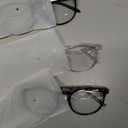 3 Pack Blue Light Blocking Glasses Women/Men,Retro Round Computer Glasses Anti Eye Strain/UV/Glare, Gaming Glasses. (Black/Crystal/Amber)