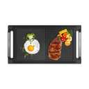 GASLAND Rectangular 2-in-1 Cast Iron Grill/Griddle Pan with Handles, Non-Stick & Non-Rust Coating for Induction Cooktop