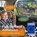 CARAMAZ Car Window Shade for Baby with Certified UV-Protection 2 Pack - 20"x12"