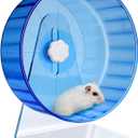 Hamster Wheel,Silent Wheel,Super Silent Hamster Exercise Wheels,Silent Hamster Wheel,Adjustable Stand Hamsters Exercise Wheels,Quiet Rat Wheel ( 8.7 inch, Blue)