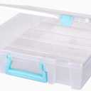 ArtBin Super Satchel 1 Compartment Box Clear Craft Organizer Storage Case