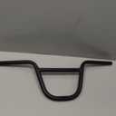 BMX Handlebar 22.2mm Bike Riser Handlebar, Length 680mm, Bicycle Handle Bars Aluminium Alloy Black