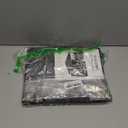 Clear Case for 2024 iPad Pro M4(13-in) with Wireless Keyboard,7 Colors Backlight, Trackpad, 360° Swivel Stand with 5 Adjustable Viewing Angles,Tech Style (Clear Black, for iPad Pro 13-in.(M4))