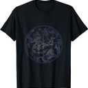 Constellation Star Map Astrology T-Shirt Female 1X