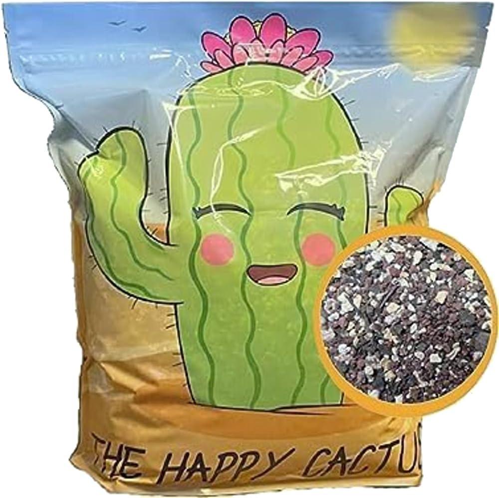 Cactus Soil Potting Mix with Mycorrhizal Fungi - 4 Quarts of Soil for Succulents and Cactus - High Drainage, Slightly Acidic, Soil for Healthy and Happy Indoor Plants