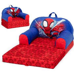 Delta Children - Spidey and His Amazing Friends Cozee Buddy Flip-Out Kids Chair, Red