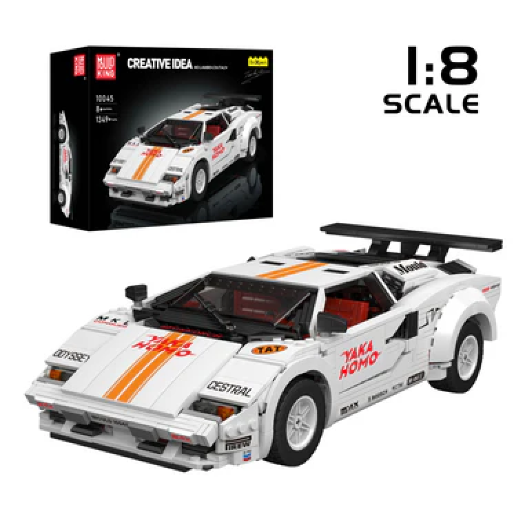 Mould King Super Sports Car Building Blocks Sets, 1349 Pieces Racing Car MOC Building Kit Toys Collectible Set for Adults, Sports Car Model for Car Lover