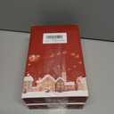 2 x Artscope Christmas Tree Snowman Throw Pillow Covers 18x18 Inch Set of 4, Let It Snow Holly Jolly Winter Hoilday Christmas Decoration Pillow Cases for Home Sofa Couch Decor-Pink