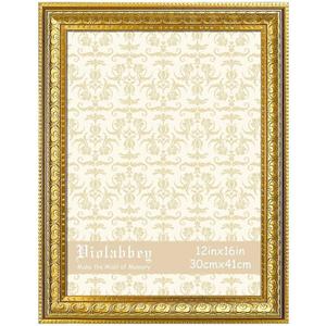 VIOLABBEY 12x16 Picture Frame Gold, Vintage Poster Frame