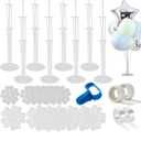 8 Sets 28 Inch Balloon Stand Kits, Balloon Sticks with Base For Table Floor Graduation Baby Shower Happy Birthday Engagement Fiesta Party Decorations Class
100+ bought in past month