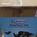 Graco EasyTurn 360 2-in-1 Rotating Convertible Car Seat, 360 Degree Rotating Infant to Toddler Rotating Car Seat, 2 Modes Rear and Forward Facing, Slim Design, Cyran, Mfg date: 03-17-26