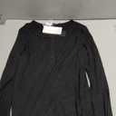 PRETTYGARDEN Women's 2026 Fall Long Sleeve Henley T Shirts Button Ribbed Knit Slim Fit Basic Tops Blouse Casual Outfits (Large, Black)