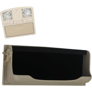 Osompar Overhead Roof Console Sunglass Holder w/o Down Light (Beige) Compatible with Mazda 6 2009 2010 2011 2012 2013 Replaces GS4E-69-976-30