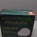 FOCUSLINE Gold Plastic Plates Set of 60, Disposable Plates with Gold Rim 30 Dinner Plates 10" and 30 Salad Dessert Appetizer Plate 7", Elegant Fancy Heavy Duty Wedding Party Plates