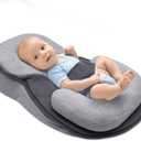 Baby Lounger Pillow for Infant Support Cushion Reflux Breastfeeding Pillow, Bottle Feeding, Tummy Time