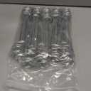 QWORK Landscape Staples, 120 Pcs 6 Inch Garden Stakes, 8 Gauge Spikes Pins, Galvanized Steel Landscape Fabric Stakes