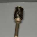 Baasha Hair Brush, Large 3 Inch Round Brush with Boar Bristle, Vented Ceramic Barrel, for Long Hair, Curly Hair, Salon Quality, 1 Count