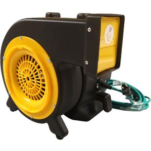 Zoom Blowers LTE 1HP Inflatable Bounce House Blower for Bouncy Jump Castle, Water Slides, and Obstacle Course, Electric, Energy Efficient, Low Amp Draw, Commercial-Grade