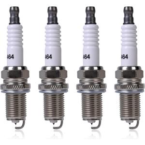 Iridium Spark Plugs 5464 Compatible with Honda Civic Hyundai ELantra Tucson Isuzu Kia Mazda Mitsubishi Suzuki Toyota Corolla 4 Runner Prius L4 H4 1.3L-2.7L Replacement for BKR5EIX-11 Pack of 4